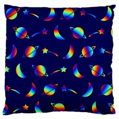 Space-pattern Colourful Standard Flano Cushion Case (one Side)