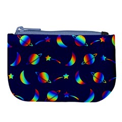 Space-pattern Colourful Large Coin Purse by Jancukart