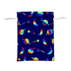 Space-pattern Colourful Lightweight Drawstring Pouch (m)