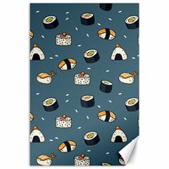 Sushi Pattern Canvas 24  X 36 