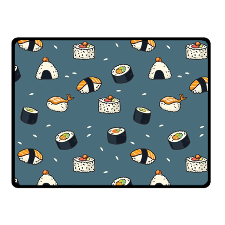 Sushi Pattern Fleece Blanket (Small)