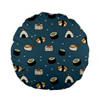 Sushi Pattern Standard 15  Premium Round Cushions Back