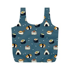 Sushi Pattern Full Print Recycle Bag (m) by Jancukart