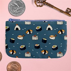 Sushi Pattern Large Coin Purse by Jancukart