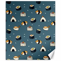 Sushi Pattern Canvas 8  X 10 