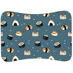 Sushi Pattern Velour Seat Head Rest Cushion by Jancukart