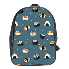 Sushi Pattern School Bag (xl) by Jancukart