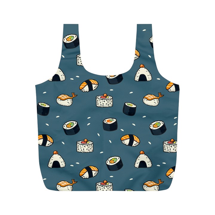 Sushi Pattern Full Print Recycle Bag (M)