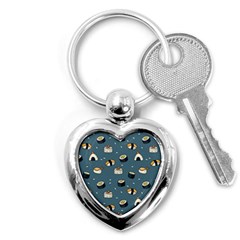 Sushi Pattern Key Chain (heart)