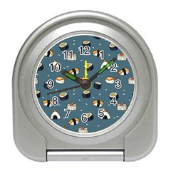 Sushi Pattern Travel Alarm Clock by Jancukart