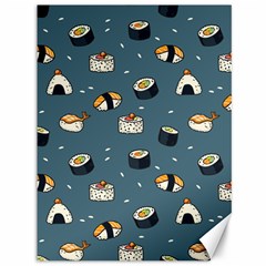 Sushi Pattern Canvas 36  X 48  by Jancukart