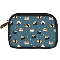 Sushi Pattern Digital Camera Leather Case by Jancukart