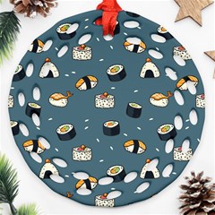 Sushi Pattern Ornament (round Filigree)