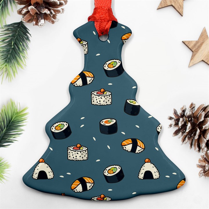 Sushi Pattern Ornament (Christmas Tree) 