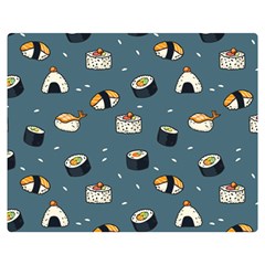 Sushi Pattern Double Sided Flano Blanket (medium) 