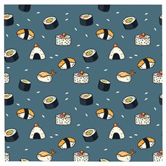 Sushi Pattern Wooden Puzzle Square