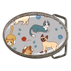 Cats Pattern Belt Buckles by Jancukart