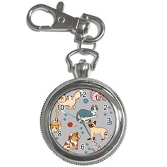 Cats Pattern Key Chain Watches by Jancukart