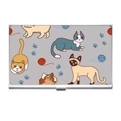 Cats Pattern Business Card Holder