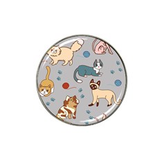 Cats Pattern Hat Clip Ball Marker