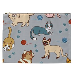 Cats Pattern Cosmetic Bag (xxl) by Jancukart