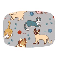 Cats Pattern Mini Square Pill Box