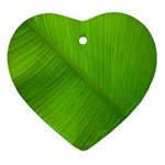 Banana Leaf Ornament (Heart) Front