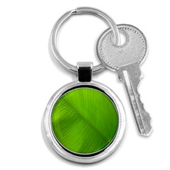 Banana Leaf Key Chain (round) by artworkshop