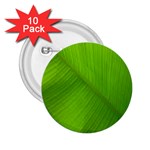 Banana Leaf 2.25  Buttons (10 pack)  Front