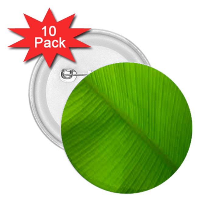 Banana Leaf 2.25  Buttons (10 pack) 