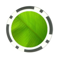 Banana Leaf Poker Chip Card Guard by artworkshop