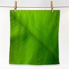 Banana Leaf Face Towel by artworkshop