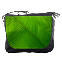 Banana Leaf Messenger Bag by artworkshop