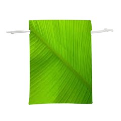 Banana Leaf Lightweight Drawstring Pouch (m) by artworkshop