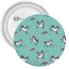 Unicorn Patterns 3  Buttons