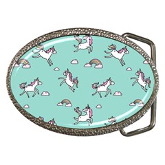 Unicorn Patterns Belt Buckles