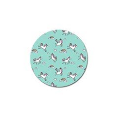 Unicorn Patterns Golf Ball Marker