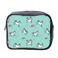 Unicorn Patterns Mini Toiletries Bag (two Sides)