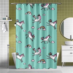 Unicorn Patterns Shower Curtain 48  X 72  (small) 