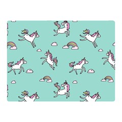 Unicorn Patterns Double Sided Flano Blanket (mini) 