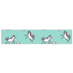 Unicorn Patterns Small Flano Scarf