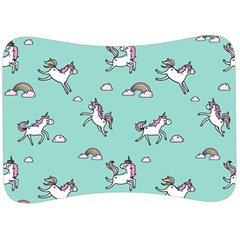 Unicorn Patterns Velour Seat Head Rest Cushion