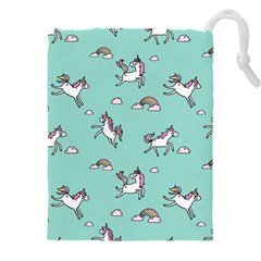 Unicorn Patterns Drawstring Pouch (5xl)