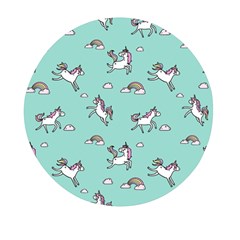 Unicorn Patterns Mini Round Pill Box (pack Of 5) by Jancukart