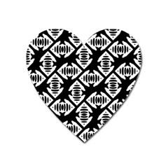 Background Pattern Heart Magnet