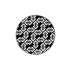 Background Pattern Hat Clip Ball Marker (4 Pack)