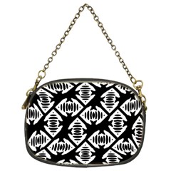 Background Pattern Chain Purse (two Sides)