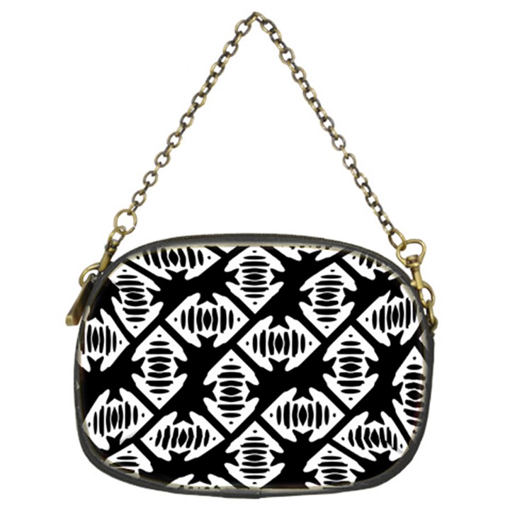 Background Pattern Chain Purse (Two Sides)