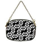 Background Pattern Chain Purse (Two Sides) Back