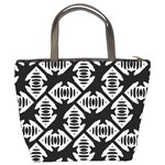 Background Pattern Bucket Bag Back